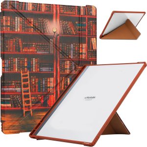 Notable 2 – Funda con soporte para bolígrafo, folios delgados y ligeros con soporte para bolígrafo integrado y carcasa trasera transparente a prueba Notable 2 – Funda con soporte para bolígrafo, folios delgados y ligeros con soporte para bolígrafo integrado y carcasa trasera transparente a prueba