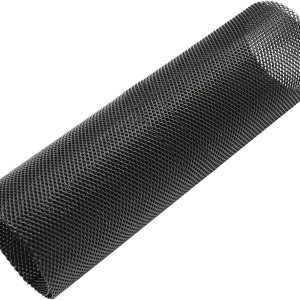 Rollo de malla universal de 40 x 13 pulgadas para automóvil, aleación de aluminio, para bricolaje, parachoques con agujero rómbico, color negro Rollo de malla universal de 40 x 13 pulgadas para automóvil, aleación de aluminio, para bricolaje, parachoques con agujero rómbico, color negro