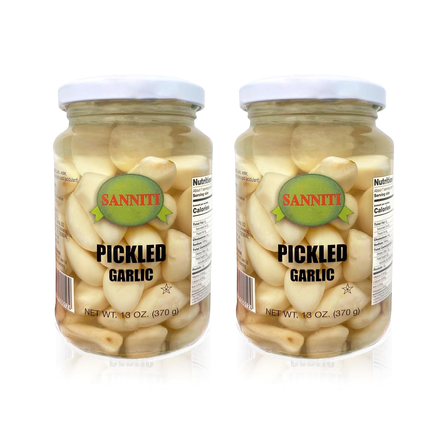 Sanniti Ajo en escabeche, 13 oz (paquete de 2)