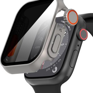 Suoman Funda protectora de pantalla de privacidad para Apple Watch Series 987 de 1.772 in, parece una funda ultraprotectora Funda protectora de Suoman Funda protectora de pantalla de privacidad para Apple Watch Series 987 de 1.772 in, parece una funda ultraprotectora Funda protectora de