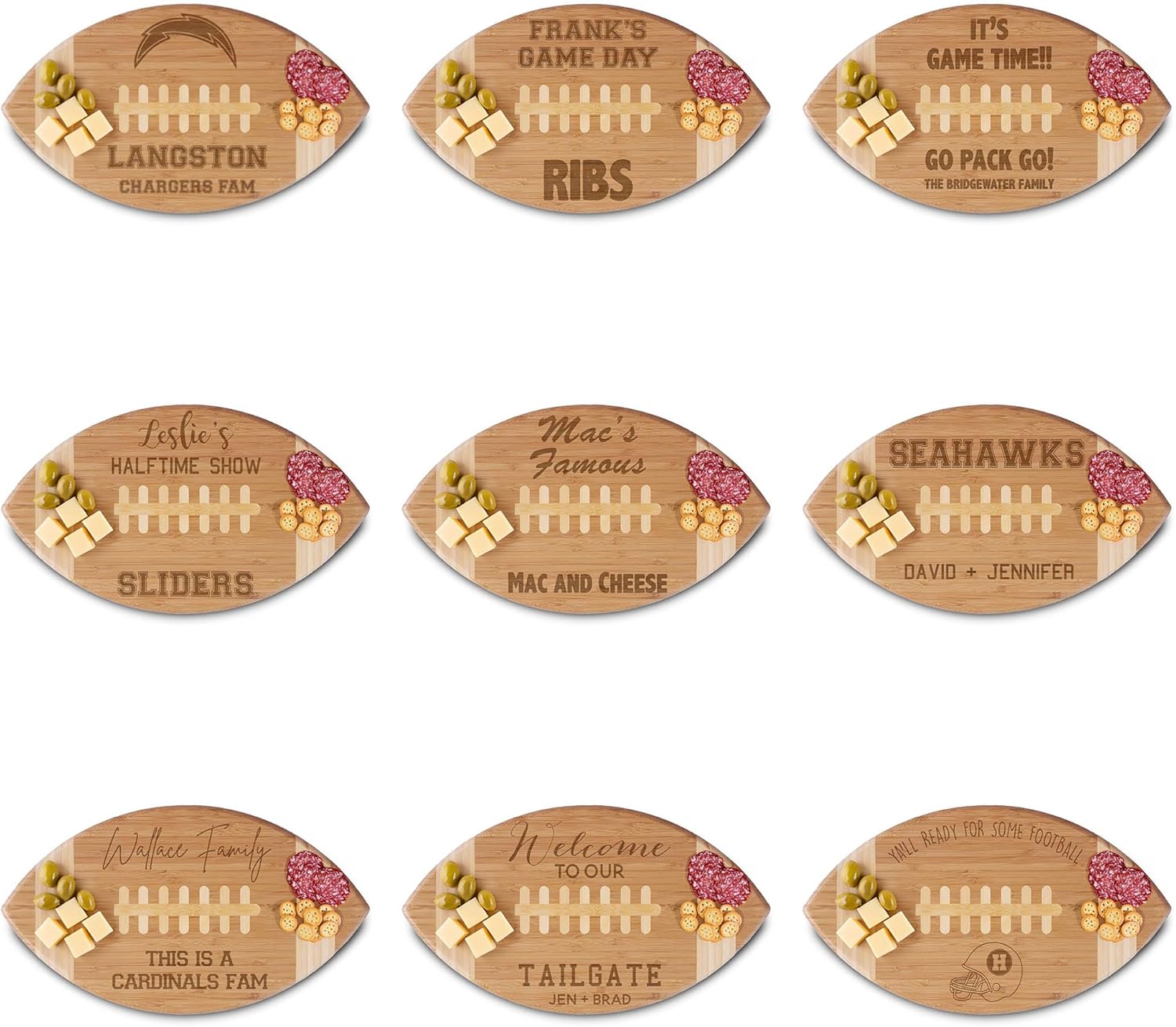 Tabla de cortar personalizada, tabla de cortar en forma de fútbol, tabla de charcutería en forma de fútbol, logotipo del equipo de fútbol, tabla de