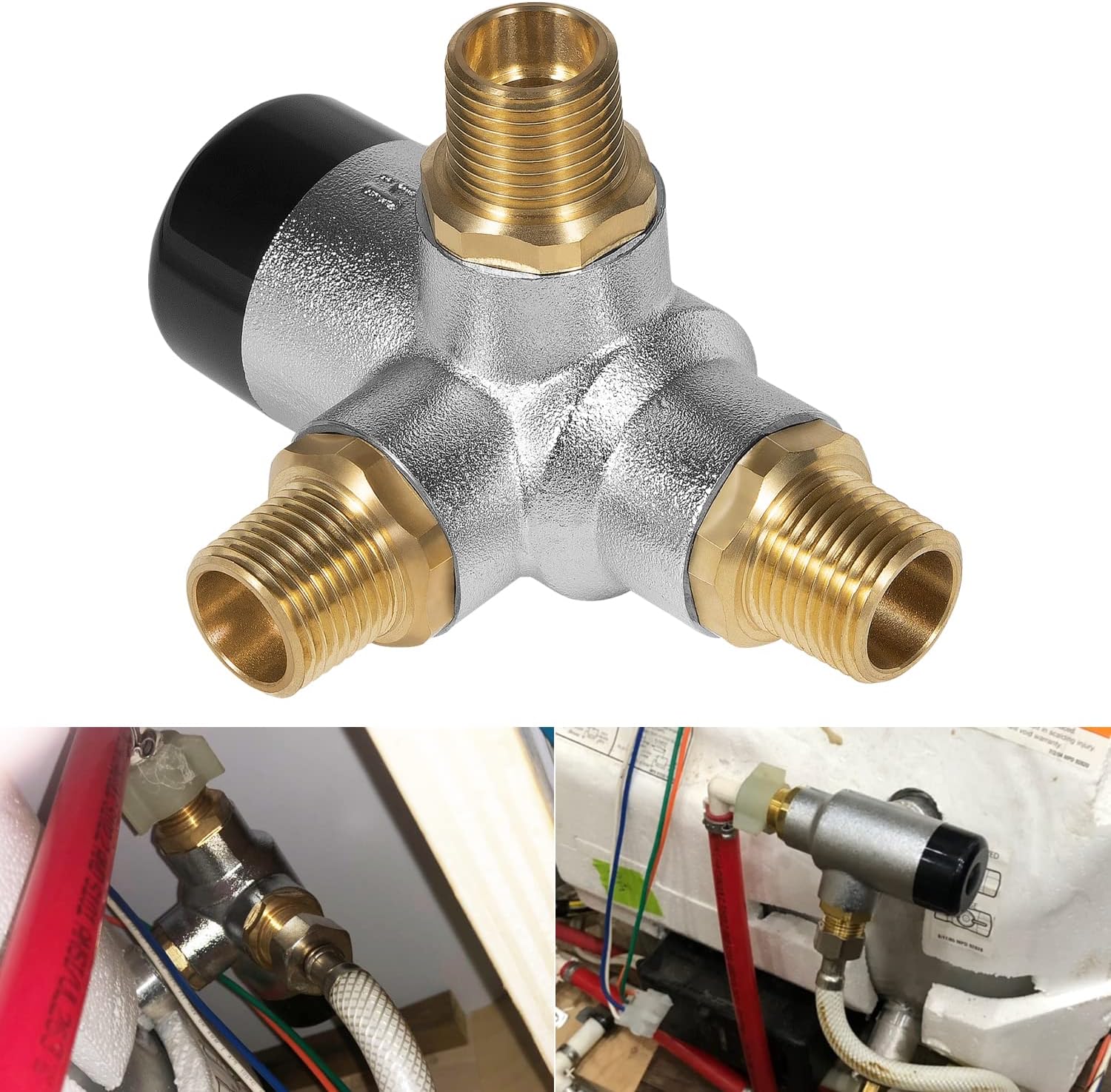 Válvula mezcladora 90029 compatible con calentador de agua Atwood serie XT, para modelos de 10 galones G16EXT, GE16EXT, GEH16EXT, etc., reemplazo