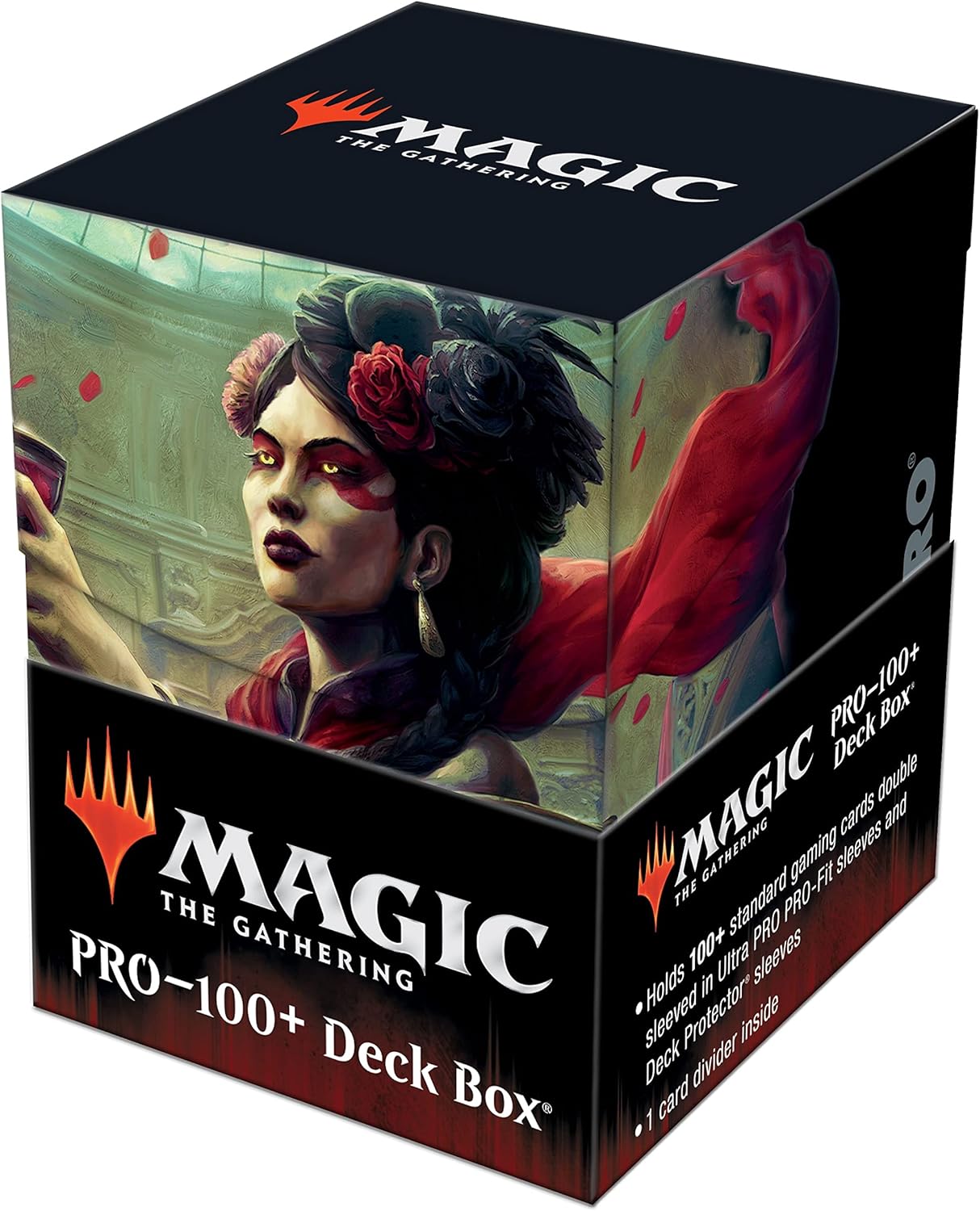 Ultra Pro – Magic The Gathering Commander Innistrad Midnight Hunt Henrika, Infernal Seer 100+ Card Deck Box, Ultimate Collectible Card Protection,