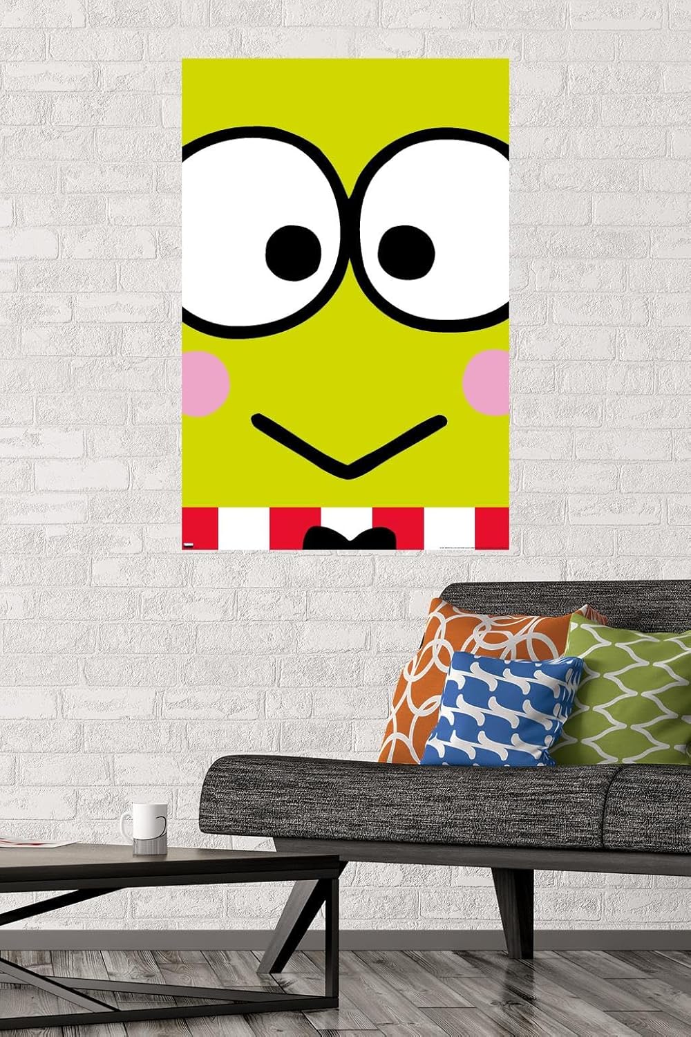 Trends International Póster de pared con diseño de Hello Kitty y sus amigos Keroppi