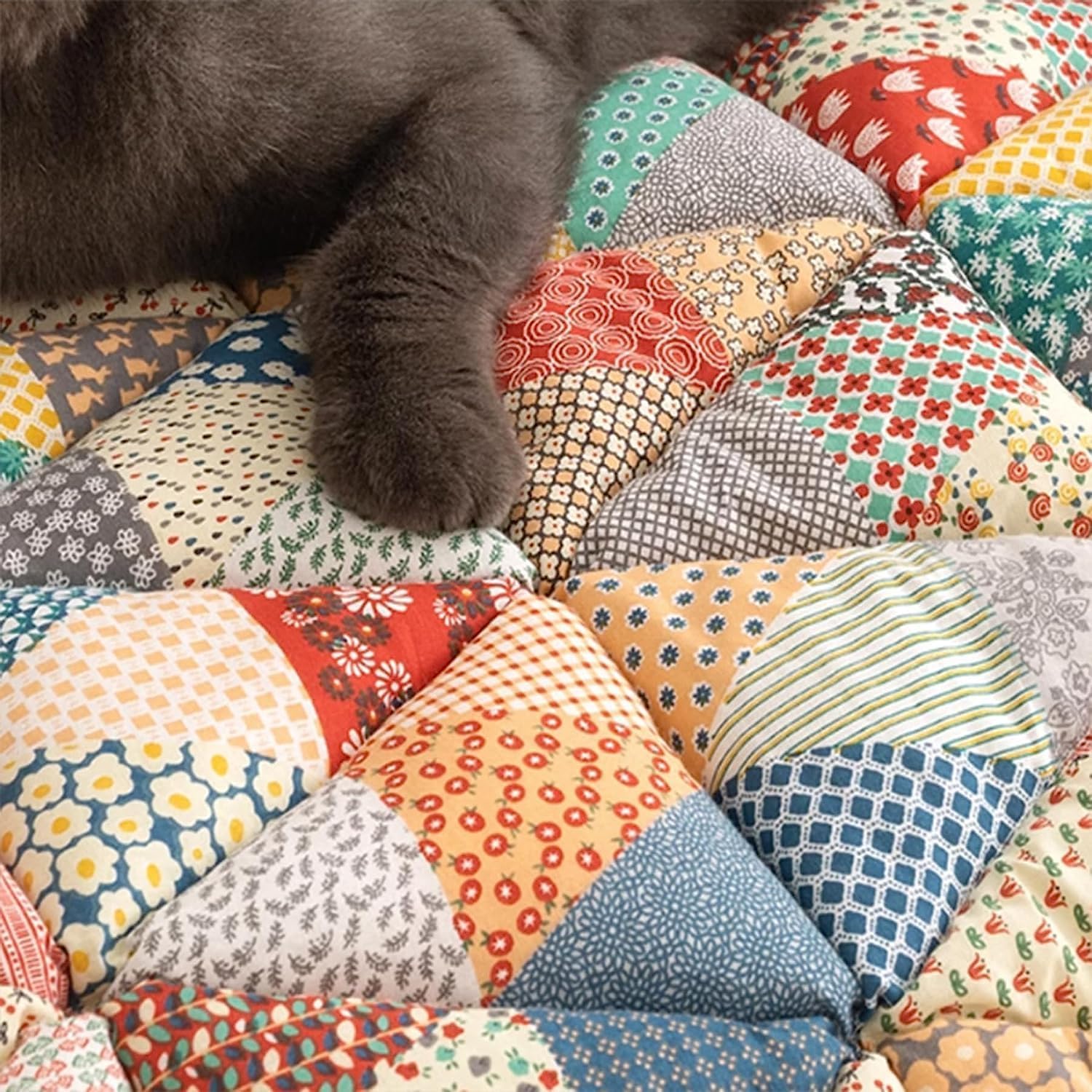 Garden Chic – Funda protectora de algodón para sofá, funda mágica para sofá, para dueños de mascotas (A, 23.6 x 70.9 pulgadas)