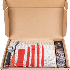 Amortiguador de sonido para automóviles, alfombrilla amortiguadora de sonido, aislamiento de ruido automotriz de butilo y material de amortiguación Amortiguador de sonido para automóviles, alfombrilla amortiguadora de sonido, aislamiento de ruido automotriz de butilo y material de amortiguación