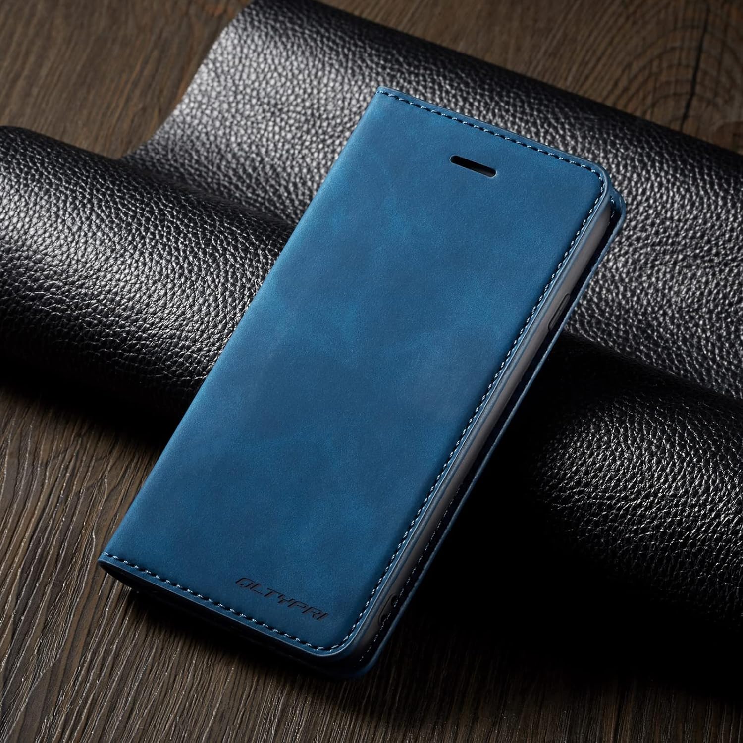 Forwenw – Funda de piel con tapa para iPhone
