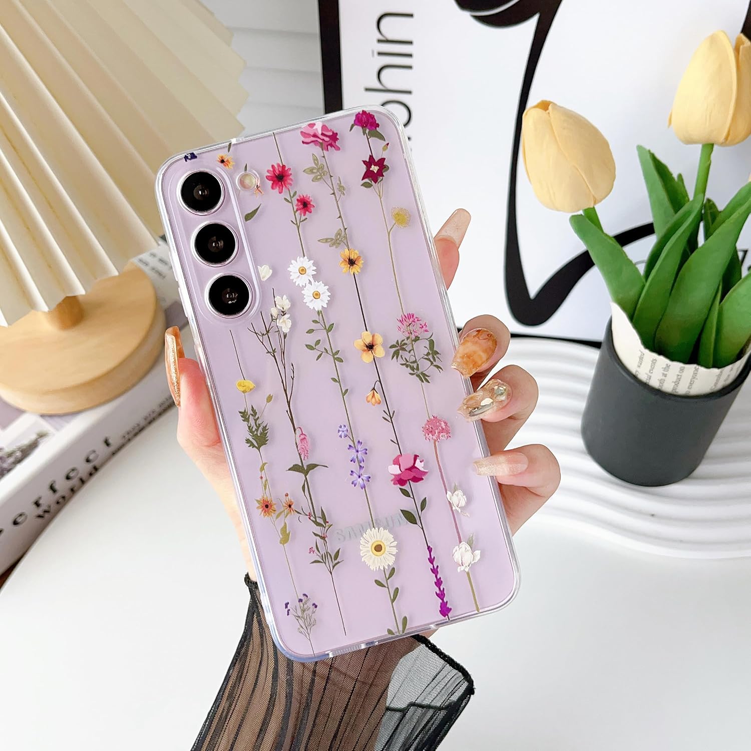 ZTOFERA Funda protectora de silicona flexible para Samsung Galaxy S23 Plus 5G, bonita funda protectora de silicona flexible para Samsung Galaxy S23