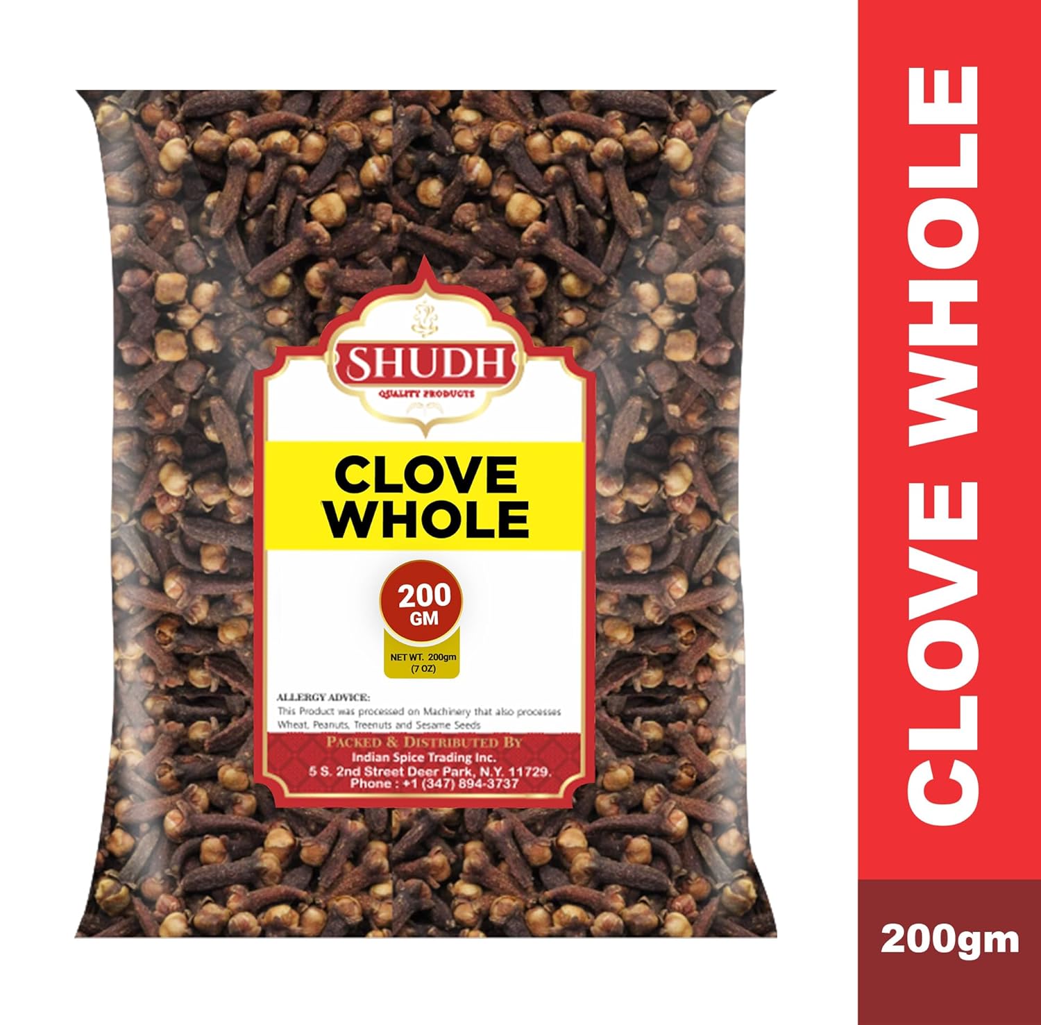 Clove Whole (Laung) 200GM  Té de 7 onzas, bolas de pomandro y popurrí, seleccionado a mano  Origen indio