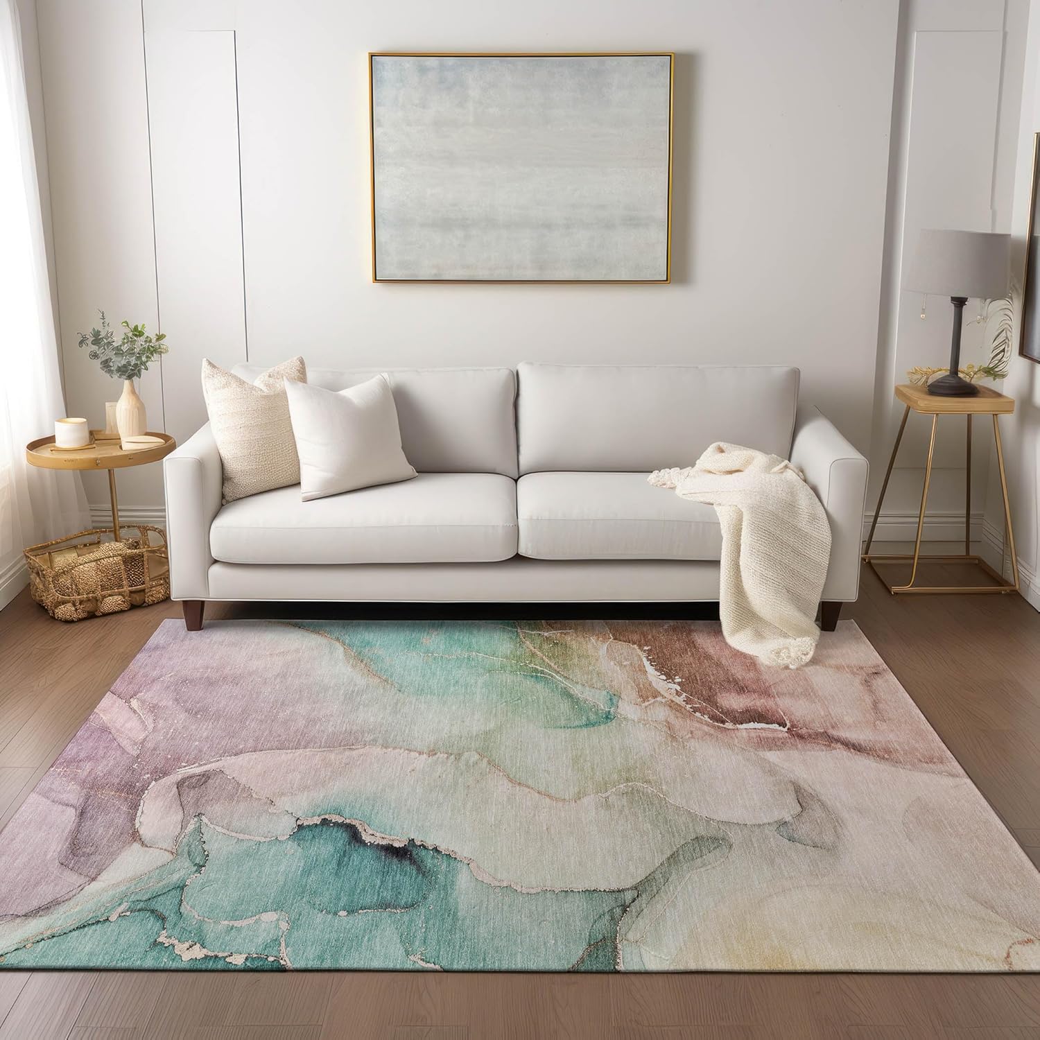 Addison Rugs Chantille ACN521 – Alfombra de área para interiores y exteriores, resistente a las manchas, lavable a máquina, no se desprende, para