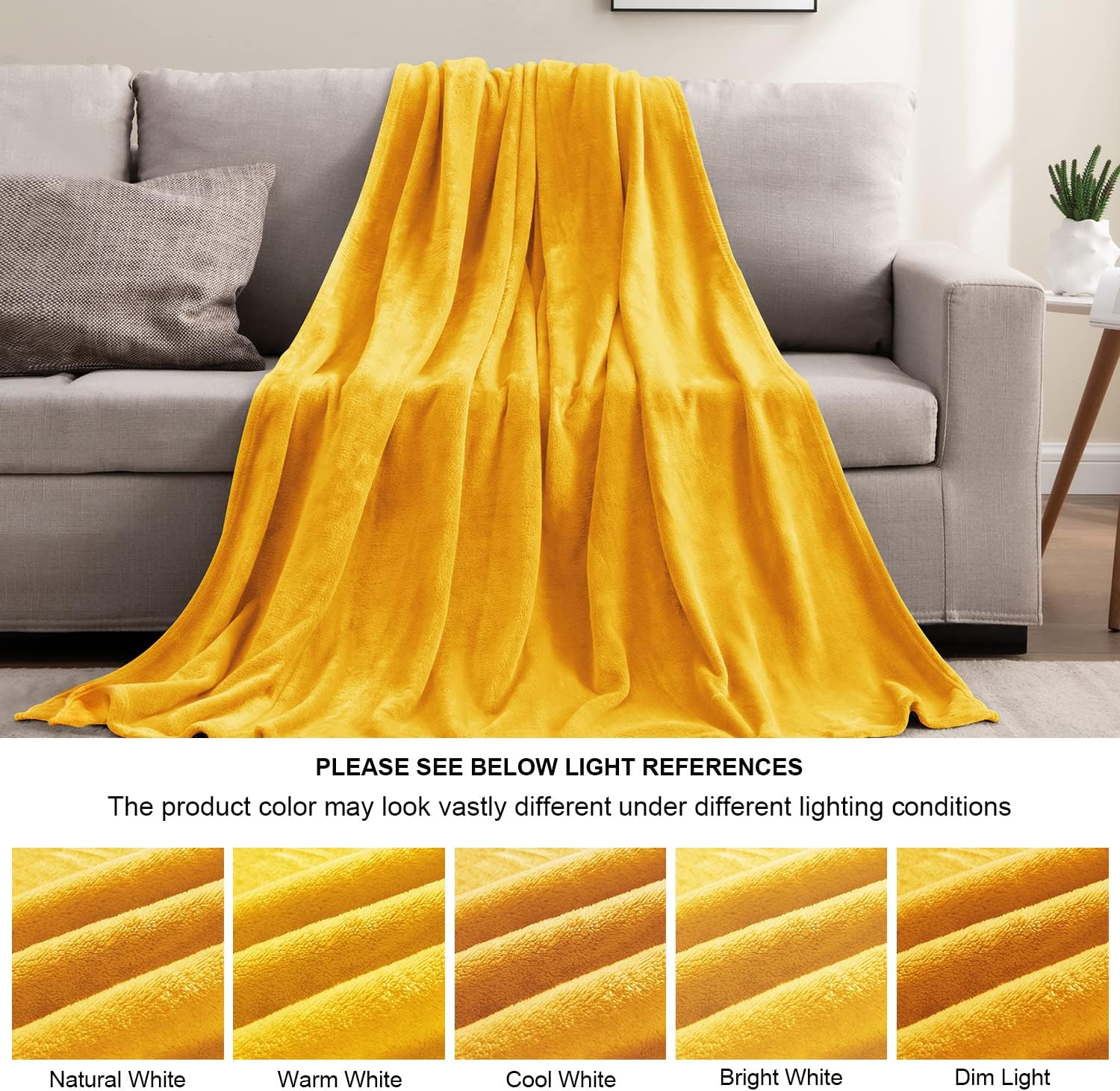 BEDELITE Manta de forro polar para sofá y cama, manta de felpa de microfibra difusa, mantas súper suaves y cálidas para el invierno