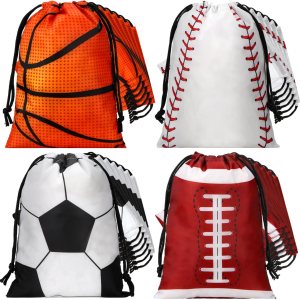 Berlune 24 bolsas de golosinas deportivas de fútbol, bolsas de recuerdos de fiesta deportiva, bolsas de aperitivos de 7 x 10 pulgadas, bolsas de Berlune 24 bolsas de golosinas deportivas de fútbol, bolsas de recuerdos de fiesta deportiva, bolsas de aperitivos de 7 x 10 pulgadas, bolsas de