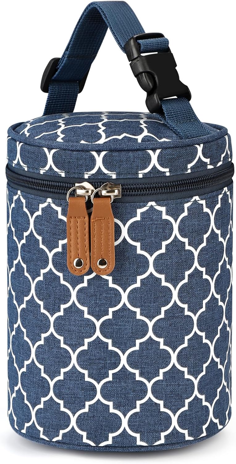 Accmor Bolsa enfriadora de leche materna, bolsas de asas aisladas para biberones, bolsa térmica para calentar biberones, bolsa para biberones ideal