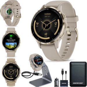 Garmin Venu 3S, reloj inteligente GPS con pantalla AMOLED, gris francés, características avanzadas de salud y fitness, hasta 10 días de duración de Garmin Venu 3S, reloj inteligente GPS con pantalla AMOLED, gris francés, características avanzadas de salud y fitness, hasta 10 días de duración de