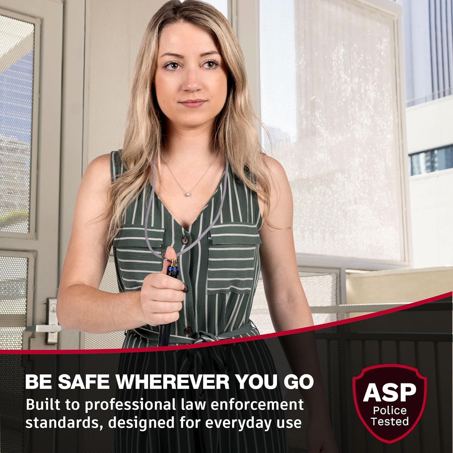 ASP Sport Defender Pepper Spray, Self-Defense for Women and Men, Quick-Release Personal Defense Equipment, Personal Protection Device, Safety