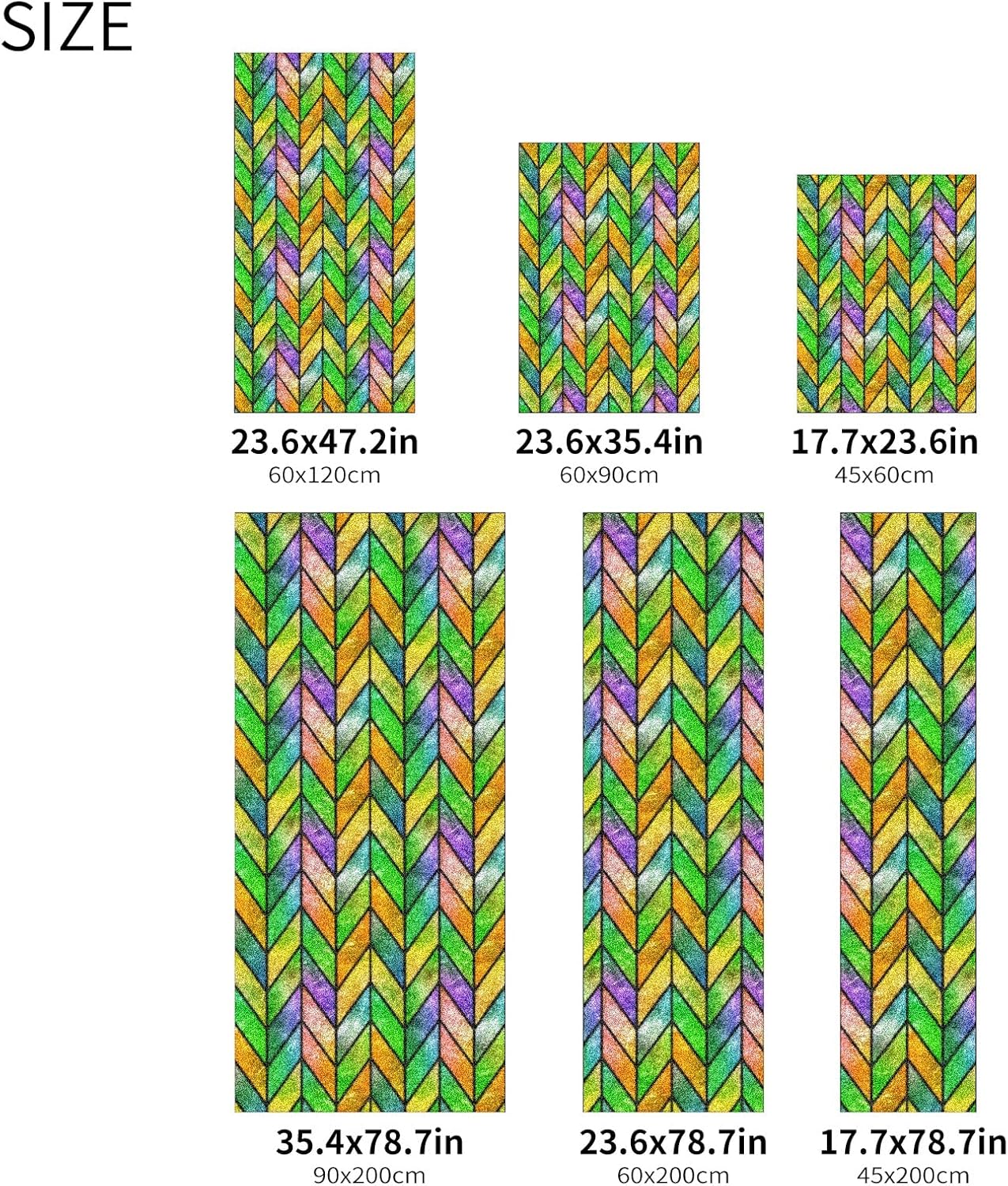 Película de privacidad para ventana de vidrio arcoíris, película de ventana de vidrio manchado, película de privacidad para ventana, película de