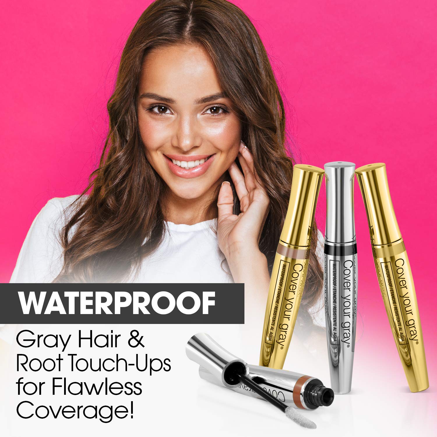 Cover Your Gray Palo de retoque de color de cabello – Mahagony