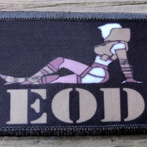 EOD Girl Morale Patch Hook Loop Army Custom Bomb Squad Tactical Funny 2A Gear EOD Girl Morale Patch Hook Loop Army Custom Bomb Squad Tactical Funny 2A Gear