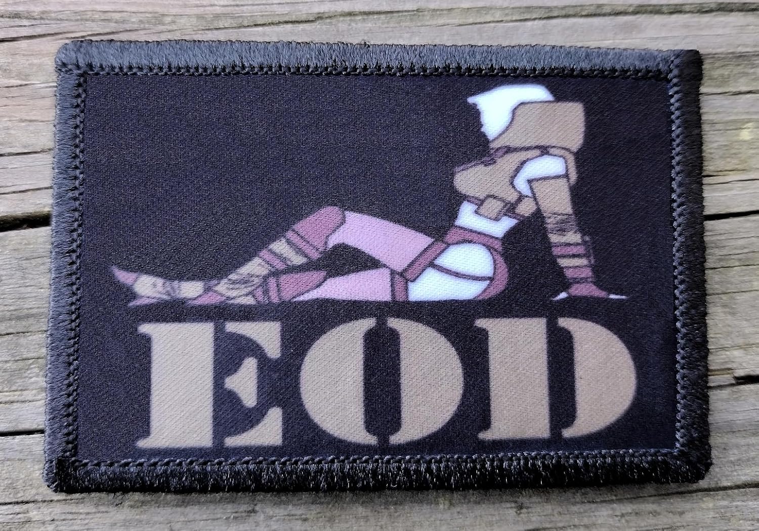 EOD Girl Morale Patch Hook Loop Army Custom Bomb Squad Tactical Funny 2A Gear