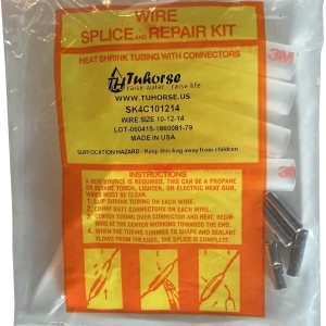 Juego de empalme de bomba de pozo, bomba sumergible 3M 9.84 pies, doble pared por encogimiento de calor y conector de cobre para 4cables de alambre, Juego de empalme de bomba de pozo, bomba sumergible 3M 9.84 pies, doble pared por encogimiento de calor y conector de cobre para 4cables de alambre,