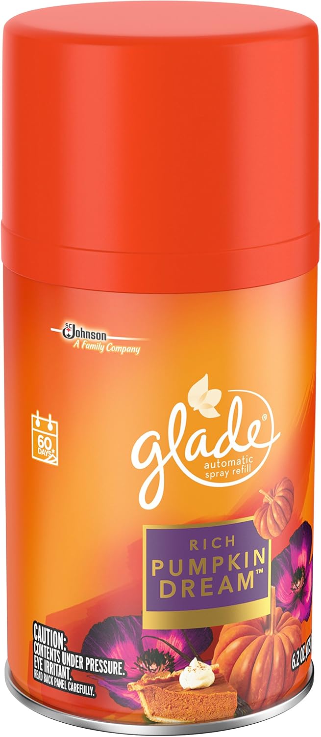 Glade Recambio automático de ambientador en aerosol – Rich Pumpkin Dream – 6.2 oz