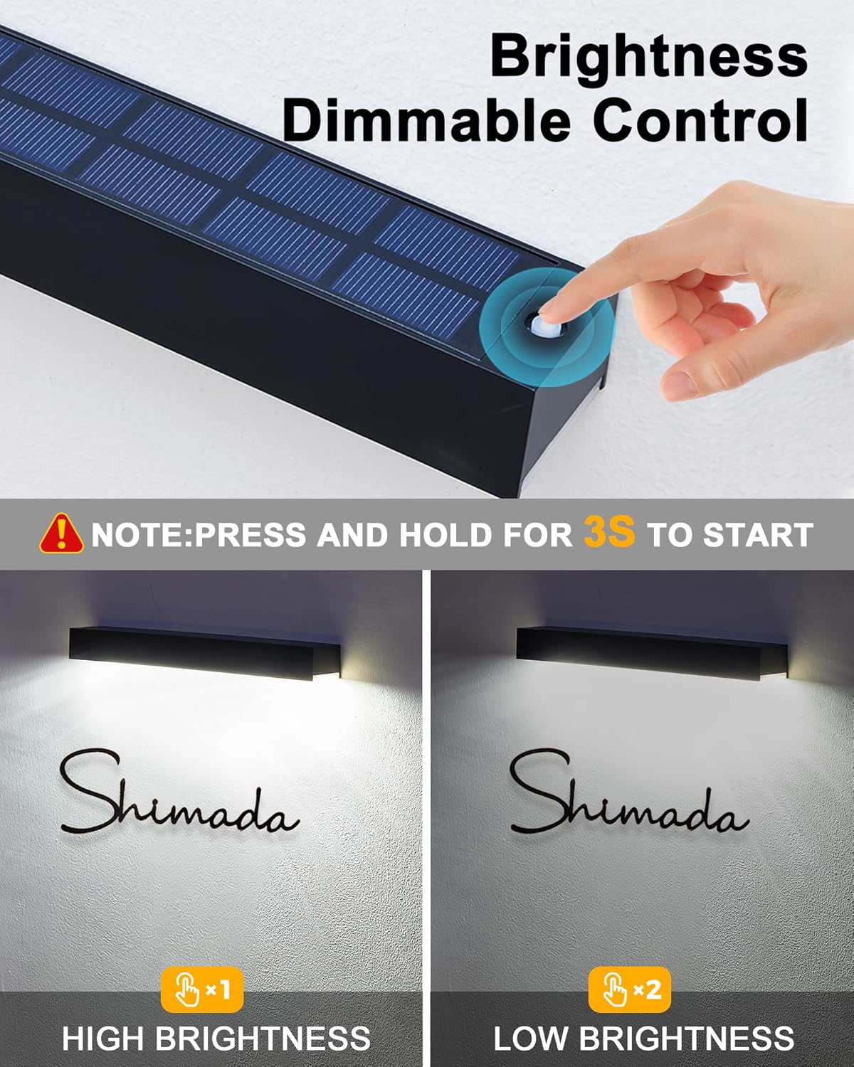Solar Sign Light Outdoor,Solar Address Sign Lights Open House Signs for Real Estate,Outdoor Led Sign Lights Waterproof,Solar Outdoor Sign Lighting