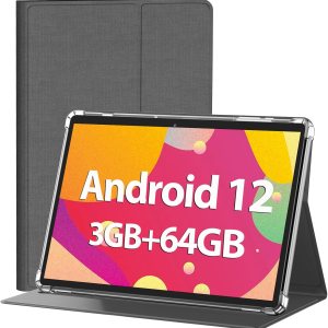 Tablet Android, tableta Android 12 de 10 pulgadas, 3 GB de RAM 64 GB ROM 512 GB Expand, batería de 8000 mAh, WiFi, Bluetooth, cámara dual, pantalla Tablet Android, tableta Android 12 de 10 pulgadas, 3 GB de RAM 64 GB ROM 512 GB Expand, batería de 8000 mAh, WiFi, Bluetooth, cámara dual, pantalla
