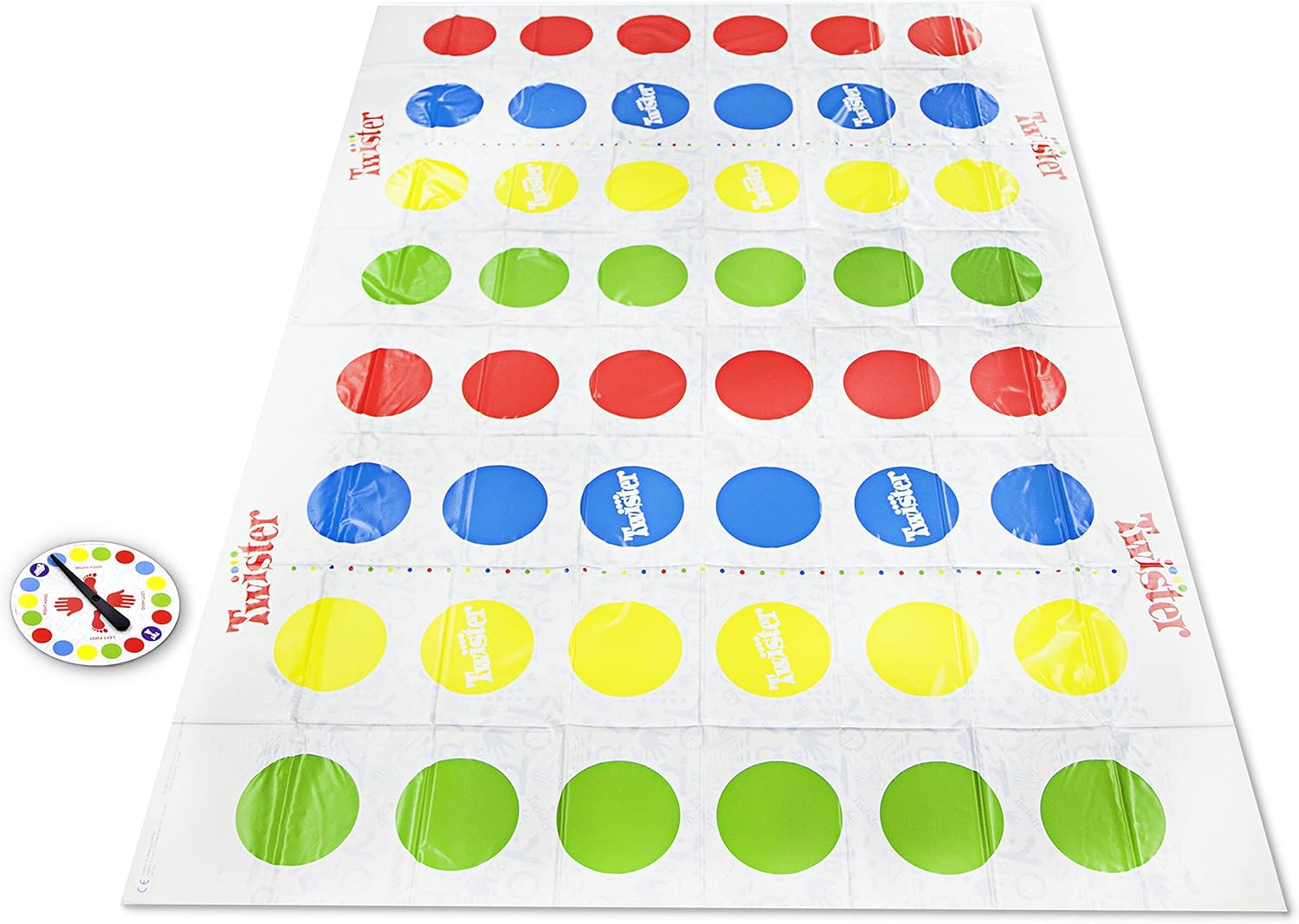 Hasbro Gaming 0 Twister Ultimate con alfombrilla más grande y más campos de color, juego para familias y niños de 6 años en adelante, compatible con