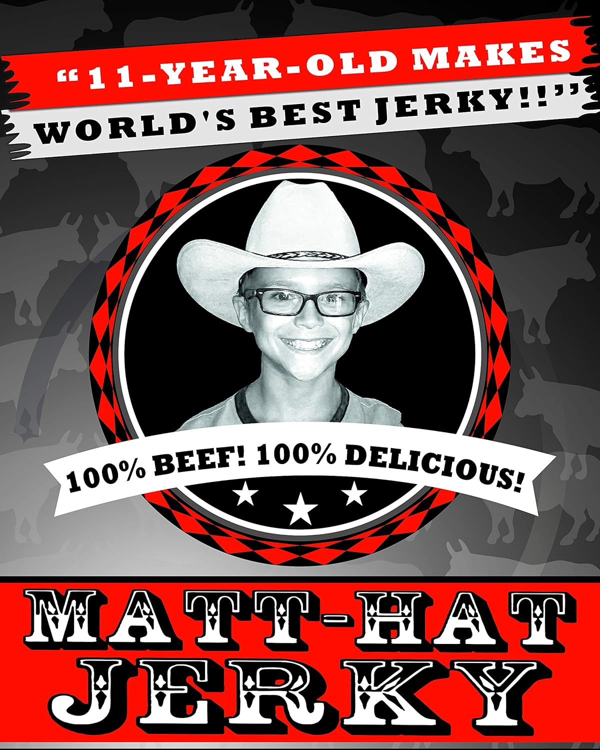 Matt-Hat Punjabi Indian Curry – Carne seca artesanal hecha con salsa de soja, pasta tandoori y carne halal, baja en carbohidratos y sin gluten, sin