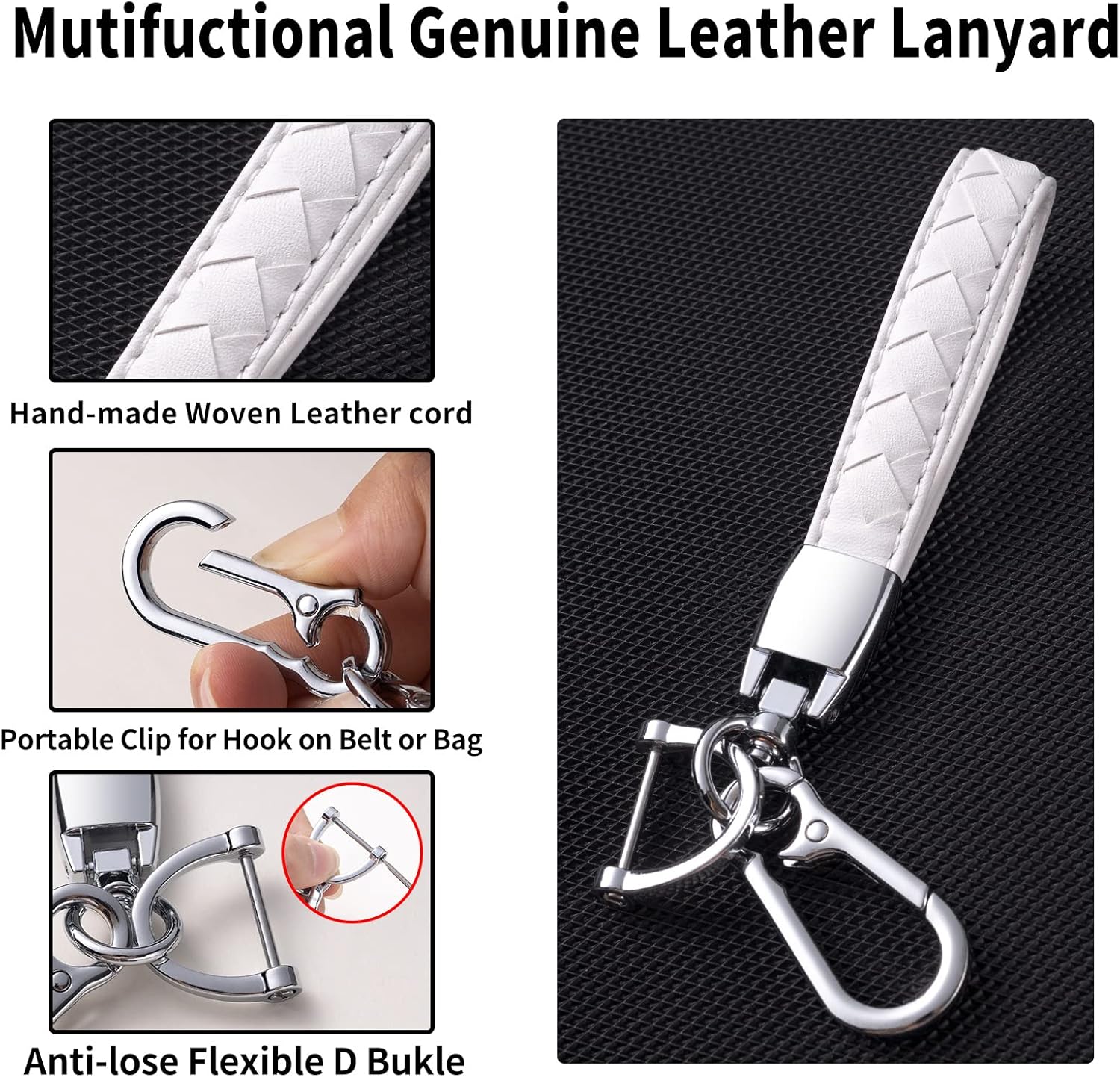 Compatible con funda para llavero Dodge con cordón de cuero, funda de protección para llave de automóvil para Dodge RAM 1500 2500 3500 4500 5500