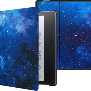 MoKo Funda compatible con Kindle Oasis de 7″ (solo 9 y 10 generación, versiones 2017 y 2019), carcasa ultraligera de alta calidad con encendido y MoKo Funda compatible con Kindle Oasis de 7″ (solo 9 y 10 generación, versiones 2017 y 2019), carcasa ultraligera de alta calidad con encendido y