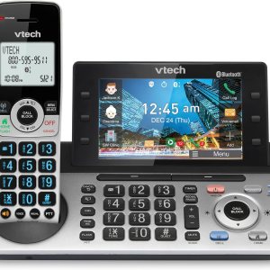 VTech IS8251 – Teléfono inalámbrico expandible de grado comercial para oficina en casa, pantalla a color de 5 pulgadas, teclas de corte corto VTech IS8251 – Teléfono inalámbrico expandible de grado comercial para oficina en casa, pantalla a color de 5 pulgadas, teclas de corte corto