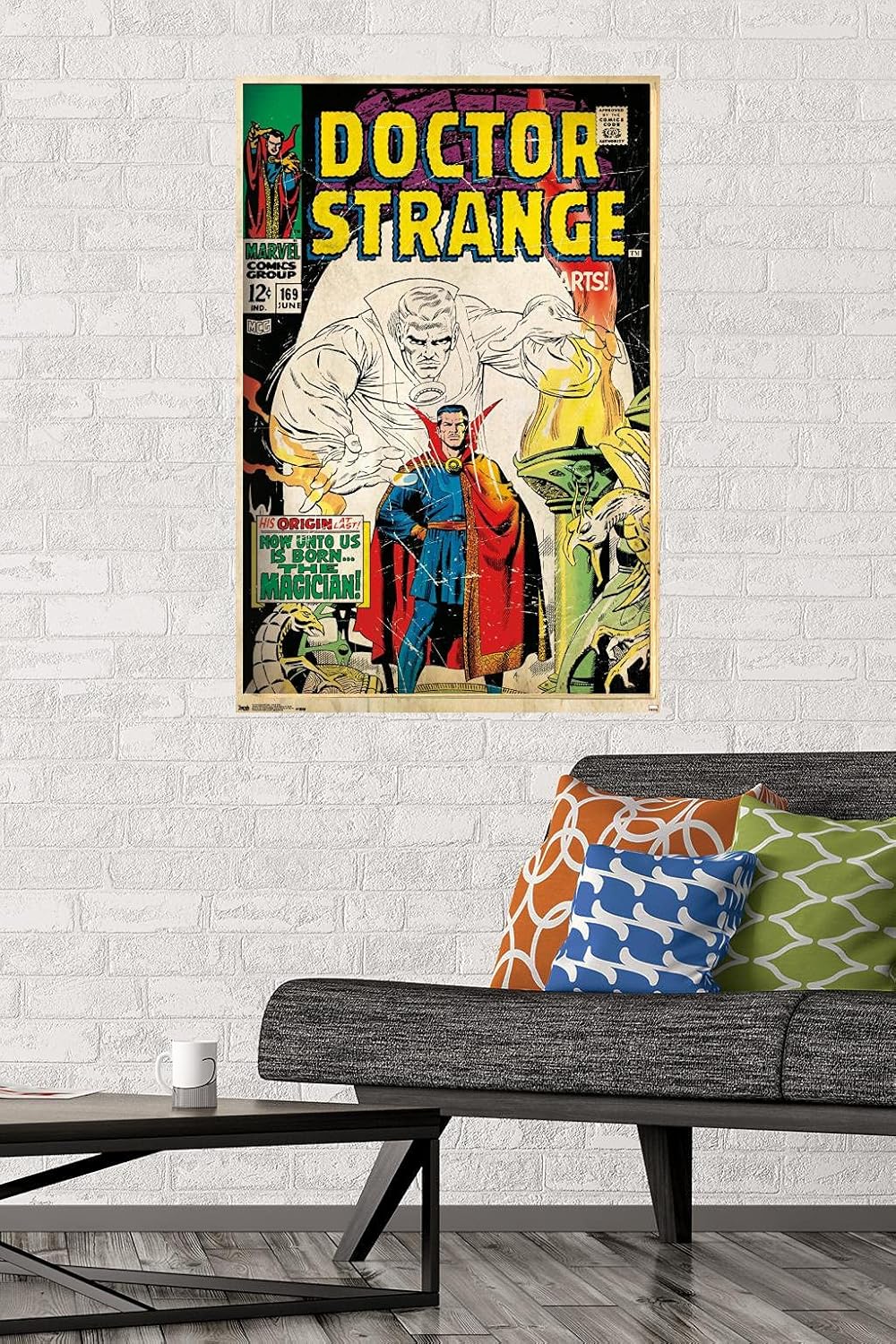 Trends International Marvel Comics-Doctor Strange-Cover #169 – Póster de pared, 22.375 x 34 pulgadas, versión premium sin marco