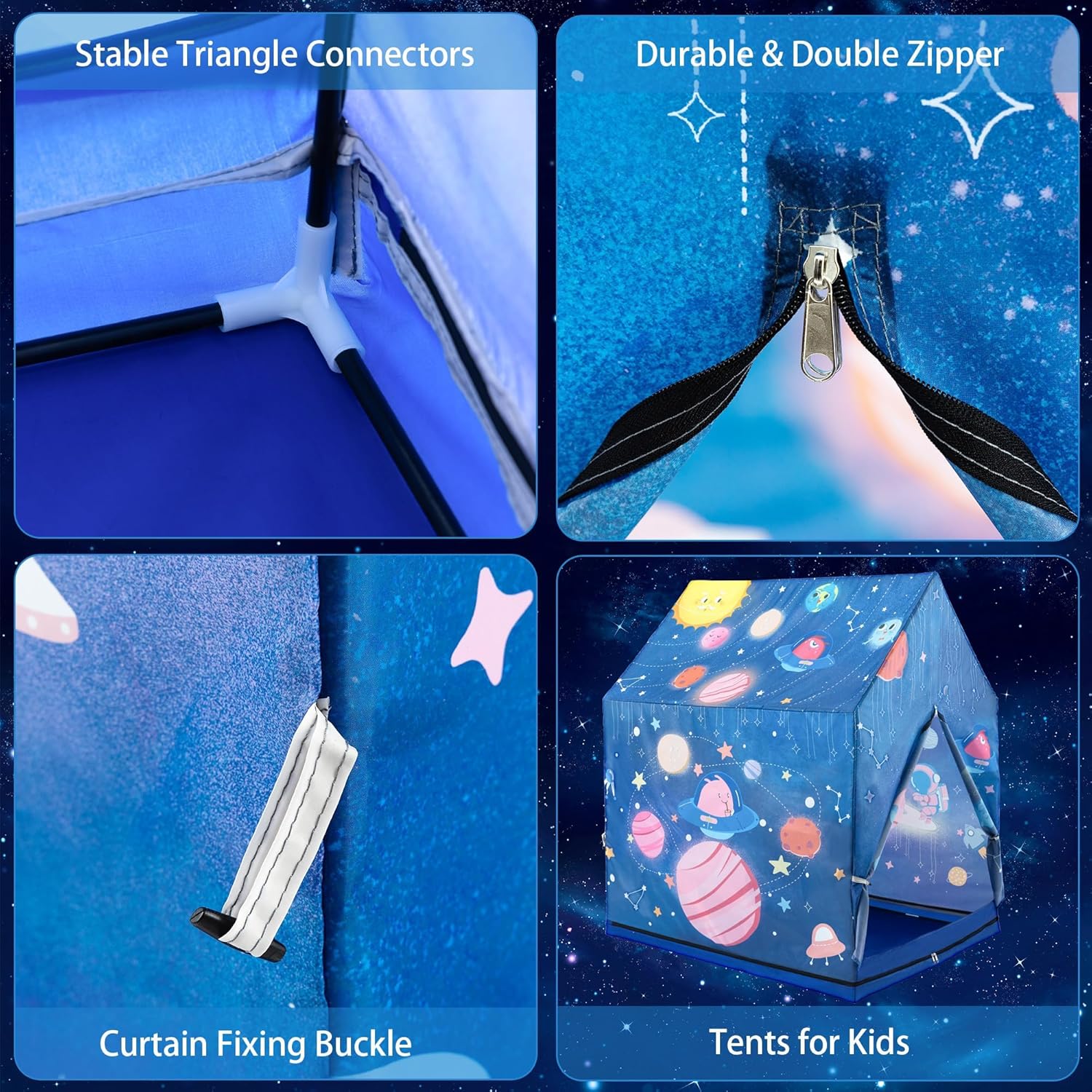 PY Super Mode Kids Play Tent for Boys, Large Toddlers Tent Indoor and Outdoor Playrooms, Children’s Game Astronaut Space World Playhouse Gift Toys,