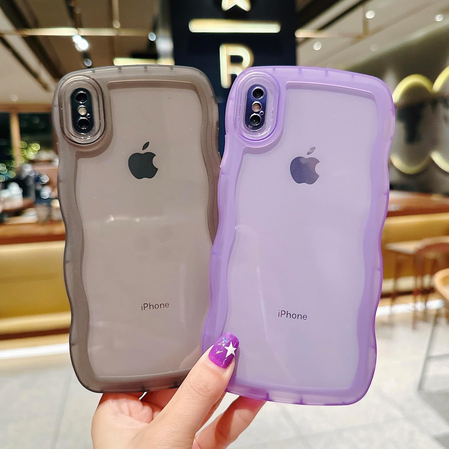XIQI Funda compatible con iPhone Xs Max de 6.5 pulgadas, linda funda protectora de silicona suave a prueba de golpes para mujeres y niñas,