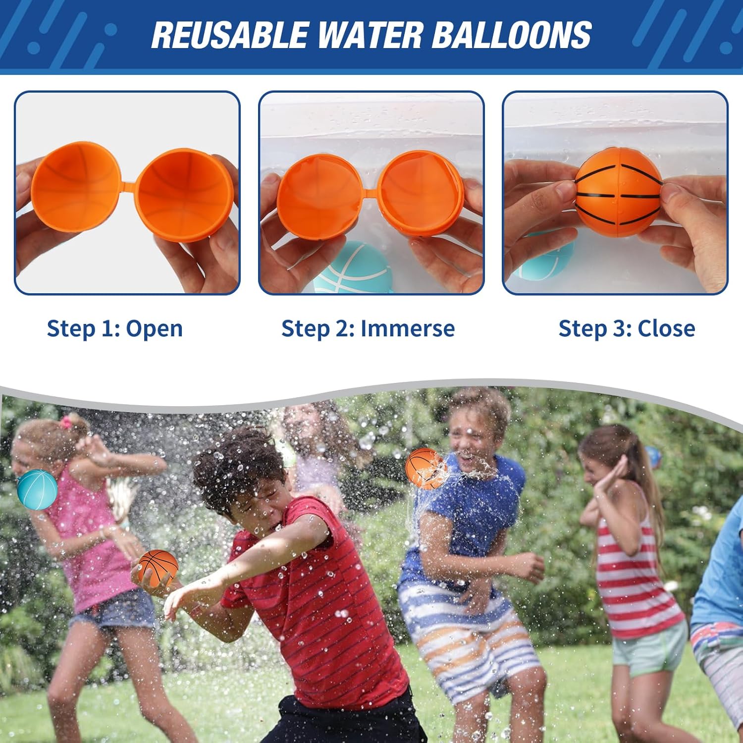 HYES Aro de baloncesto para piscina junto a la piscina con tablero, juguetes flotantes para piscina con 4 pelotas de baloncesto4 globos de