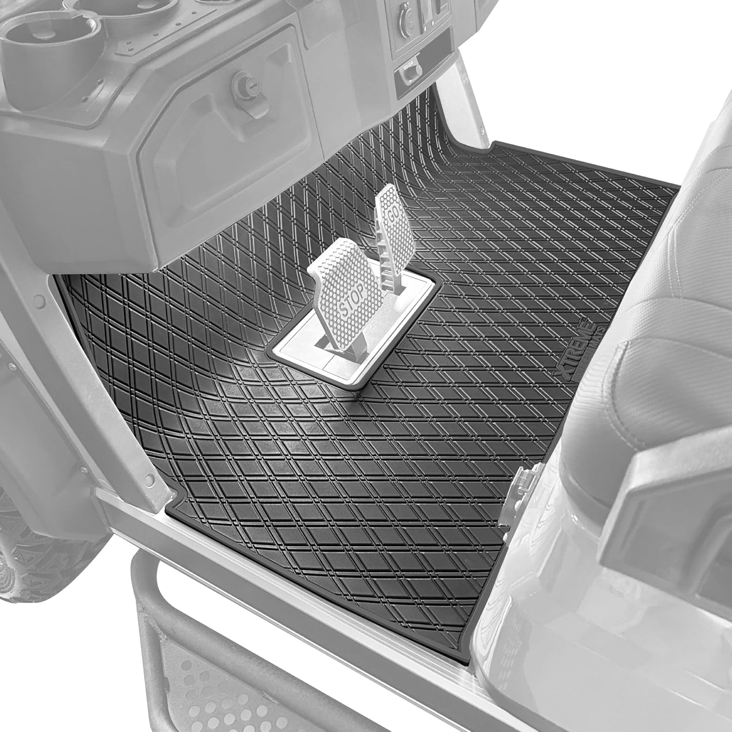 Xtreme Mats Advent Golf Cart Mat, Full Coverage Golf Cart Floor Liner Mat – Fits Advent 4