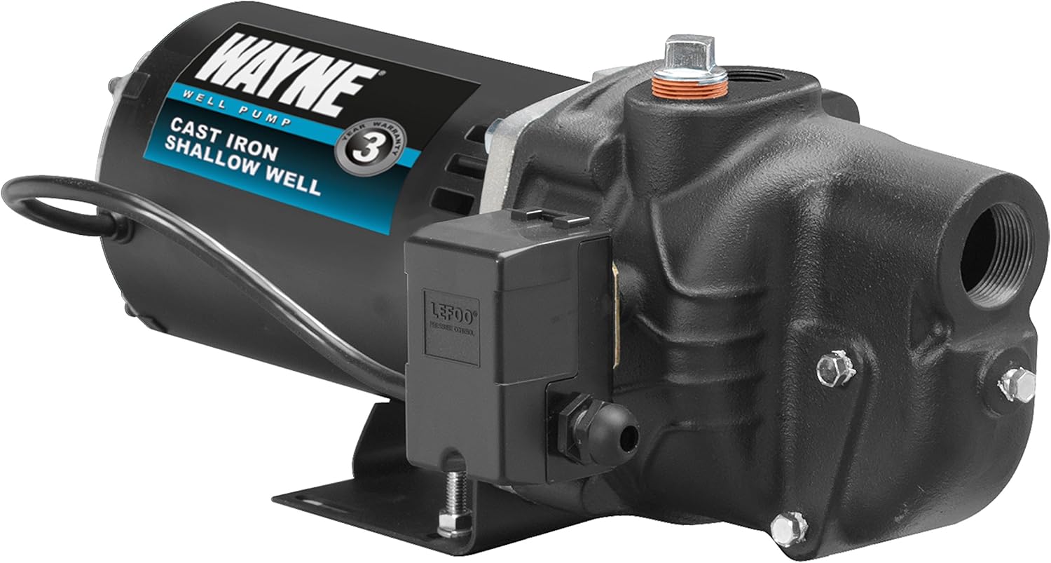 Bomba inyectora de pozo Wayne SWS5012HP de hierro fundido, para pozo poco profundo, SWS75, 200.00 volts