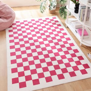 TRUEDAYS Alfombras de 5 x 7 pies lavables a máquina con parte trasera antideslizante para sala de estar y dormitorio, alfombra de área grande a TRUEDAYS Alfombras de 5 x 7 pies lavables a máquina con parte trasera antideslizante para sala de estar y dormitorio, alfombra de área grande a