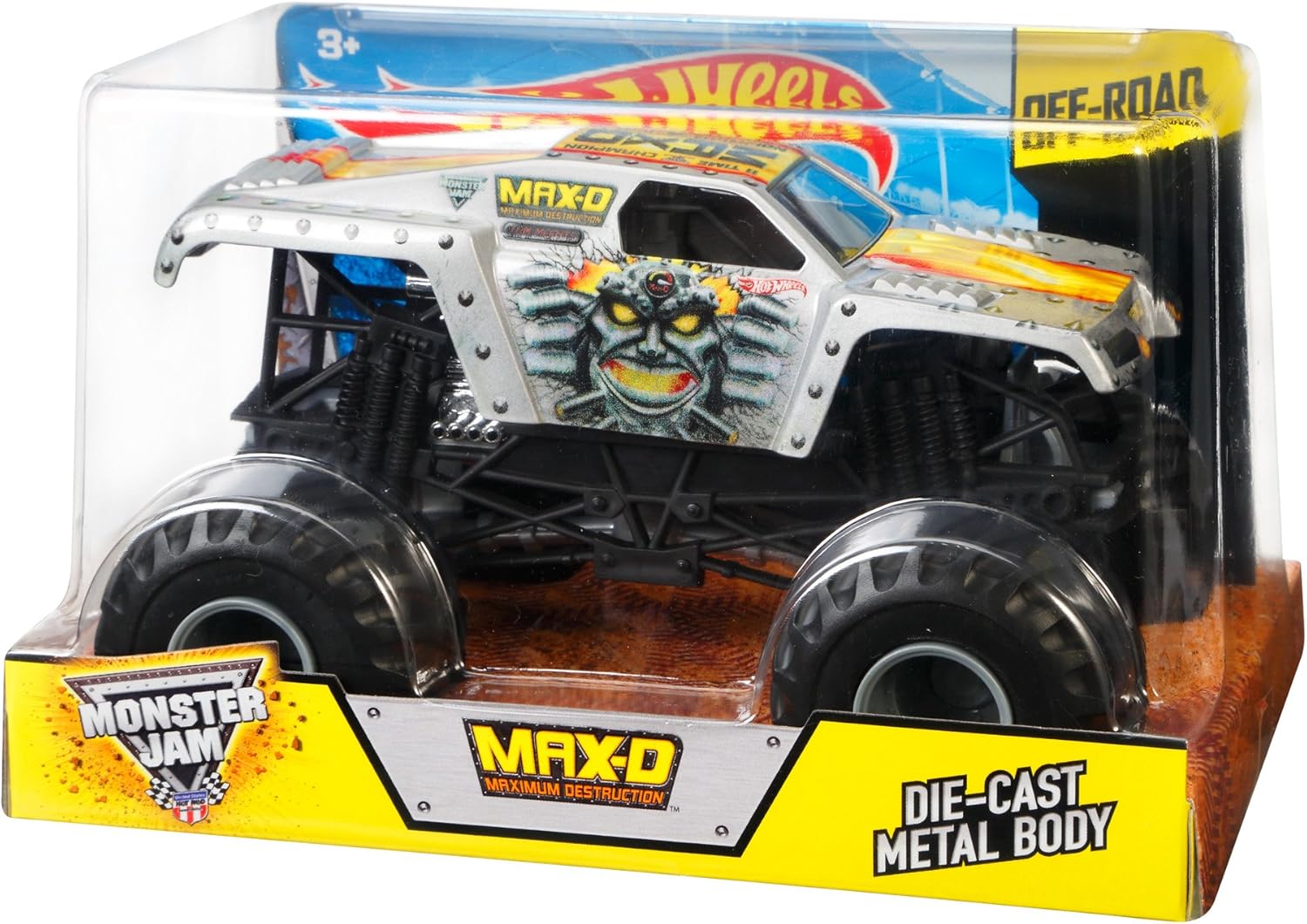 Hot Wheels Monster Jam – Vehículo fundido a presión de máxima destrucción, escala 124