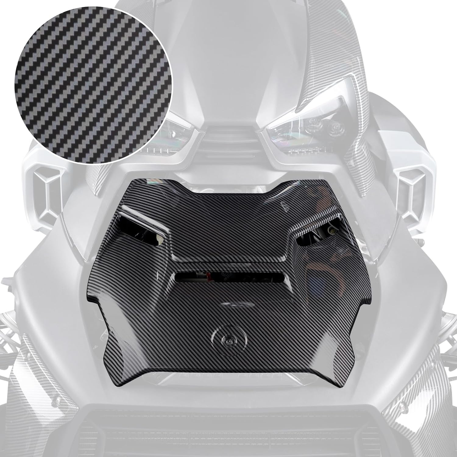 A & UTV PRO Panel de fibra de carbono para Ryker, Hood Scoop para Can-Am Ryker & Ryker Rally Edition 2019-2024, puede am ryker 600 900 accesorios,