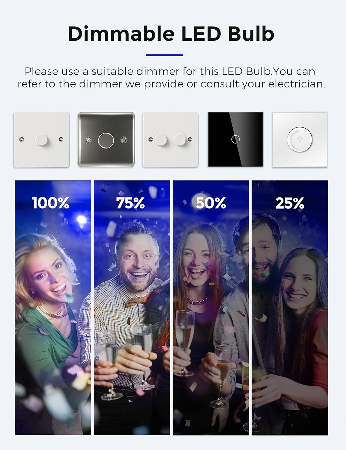 LOHAS PAR38 Bombillas de luz de inundación azul, luz de inundación LED azul marino de Navidad para exteriores, equivalente a 120 W, regulable,