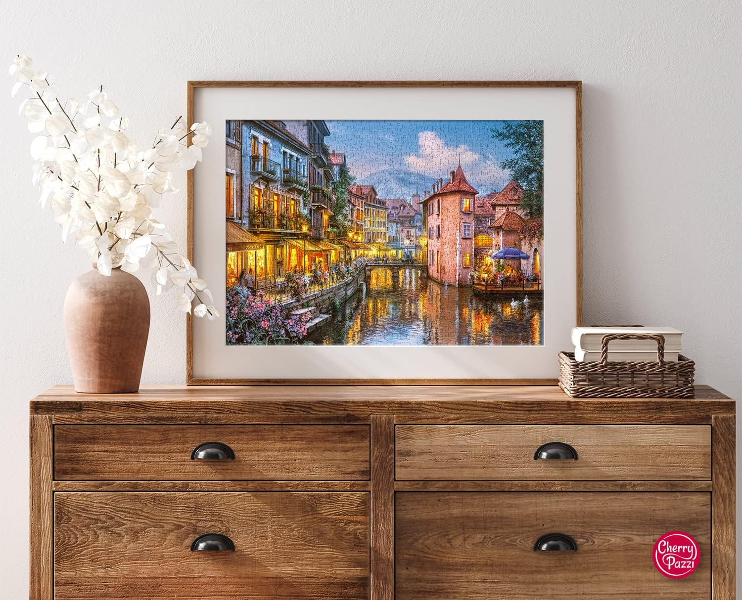 Evening in Annecy – Rompecabezas de 1000 piezas, alta definición con colores vibrantes para adultos y adolescentes, interactúa con familiares y
