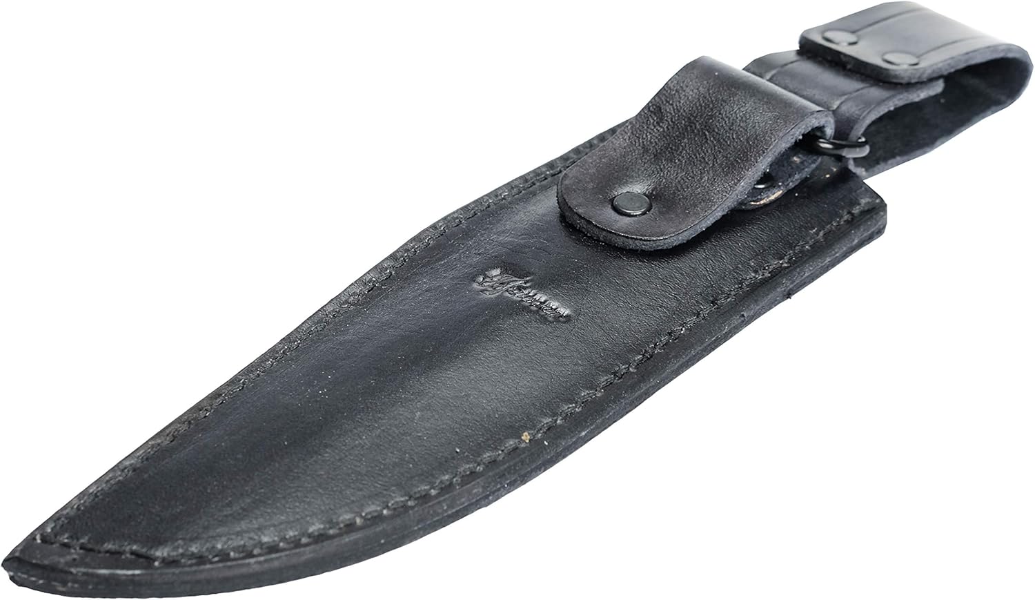 Toferner Cuchillo de regalo original – Lobo – Negro – Cuchillo forjado a mano – Deportes – Hoja endurecida a mano Hermoso producto. Longitud total
