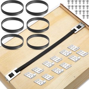 Juego de 6 piezas de reparación de cajones, soportes de soporte de cajón, incluye tornillos para reforzar y reparar cajones de madera hundidos Juego de 6 piezas de reparación de cajones, soportes de soporte de cajón, incluye tornillos para reforzar y reparar cajones de madera hundidos