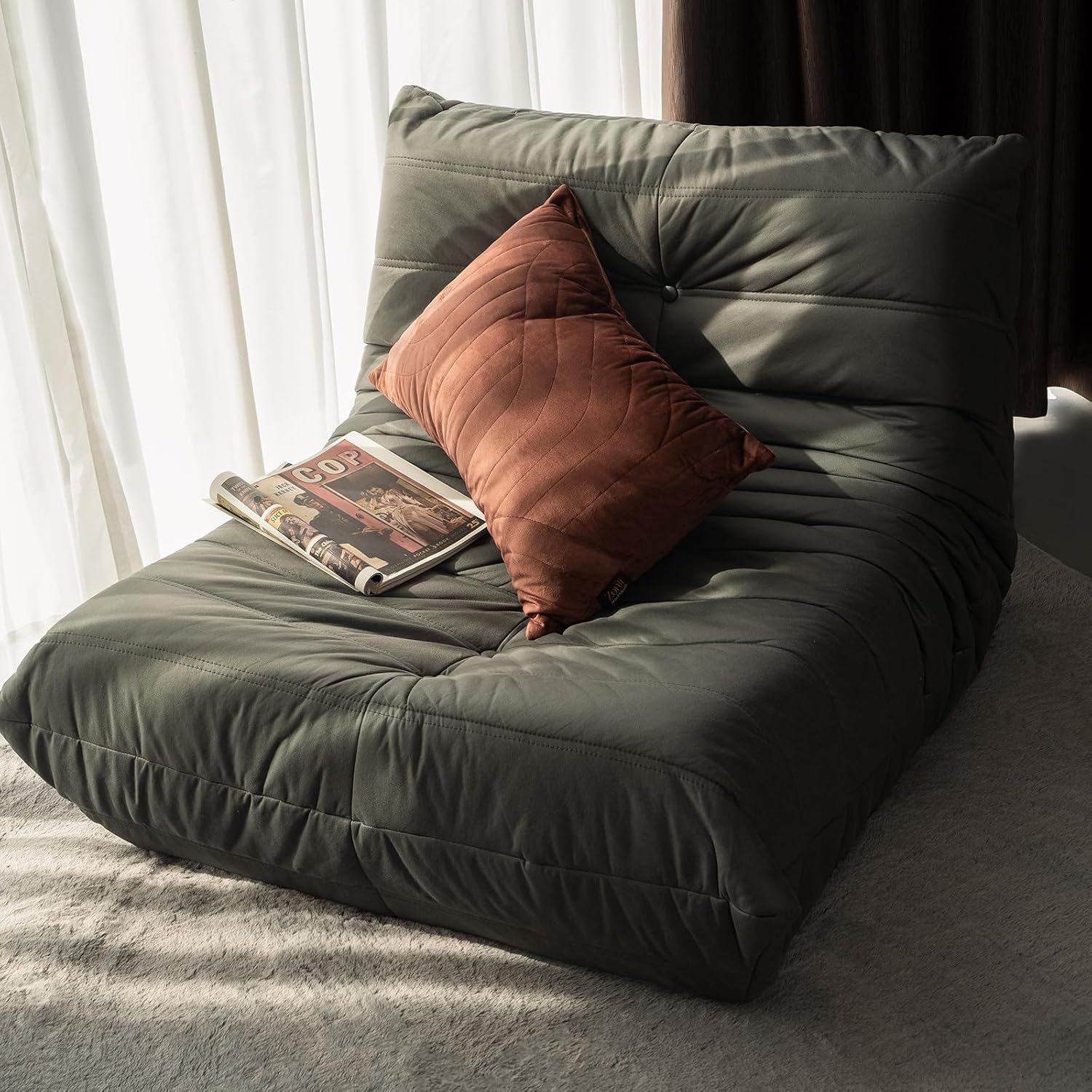 ZonLi Almohada térmica de apoyo lumbar para silla de oficina, almohada térmica USB para aliviar el dolor, almohada térmica de terciopelo holandés