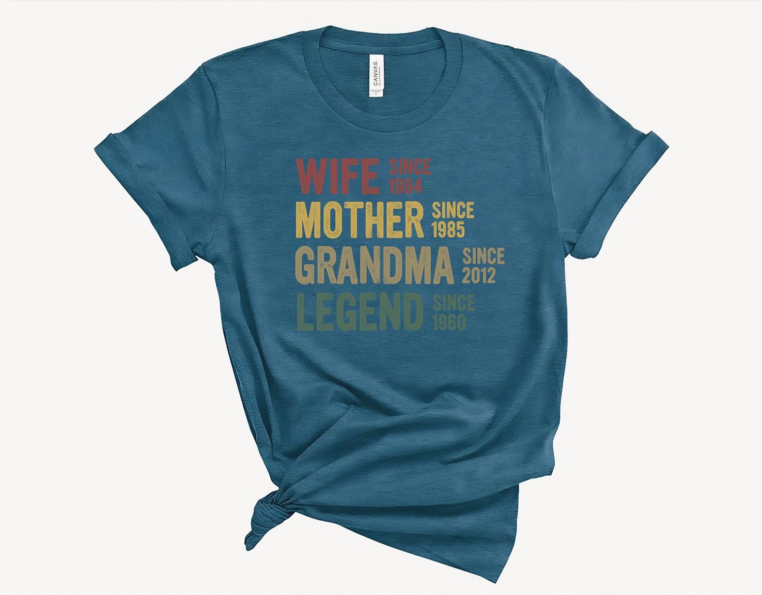 Personalized Wife Mother Grandma Legend Shirt, Creative Mothers Day Gift T-Shirt, Customized Parent Wife Since T-shirt, Gift for Mom, Cute Graphic