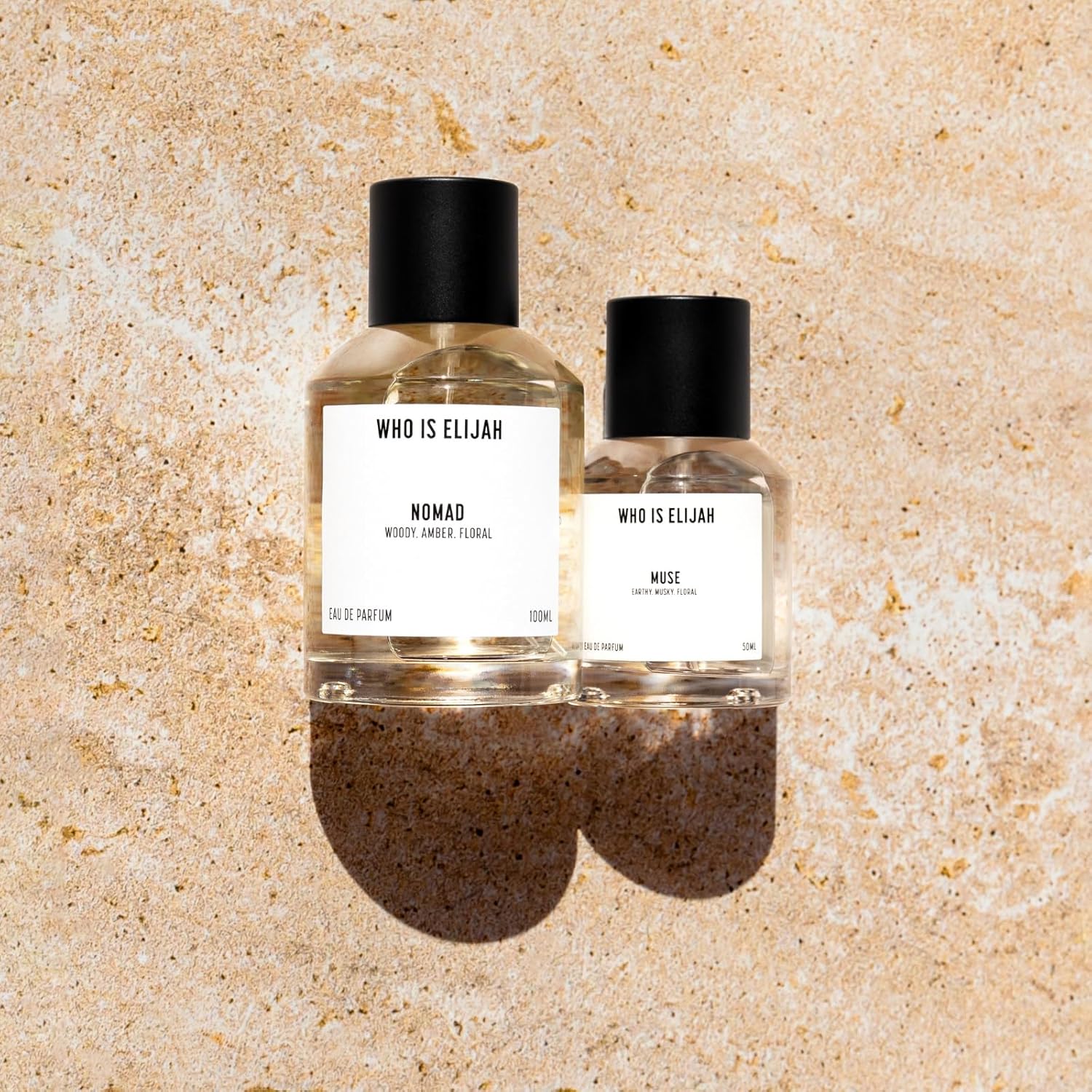 Nomad Eau De Parfum  Perfume en aerosol unisex ámbar gris de larga duración, notas de aroma amaderado de jazmín egipcio, rosa, azafrán, abeto,