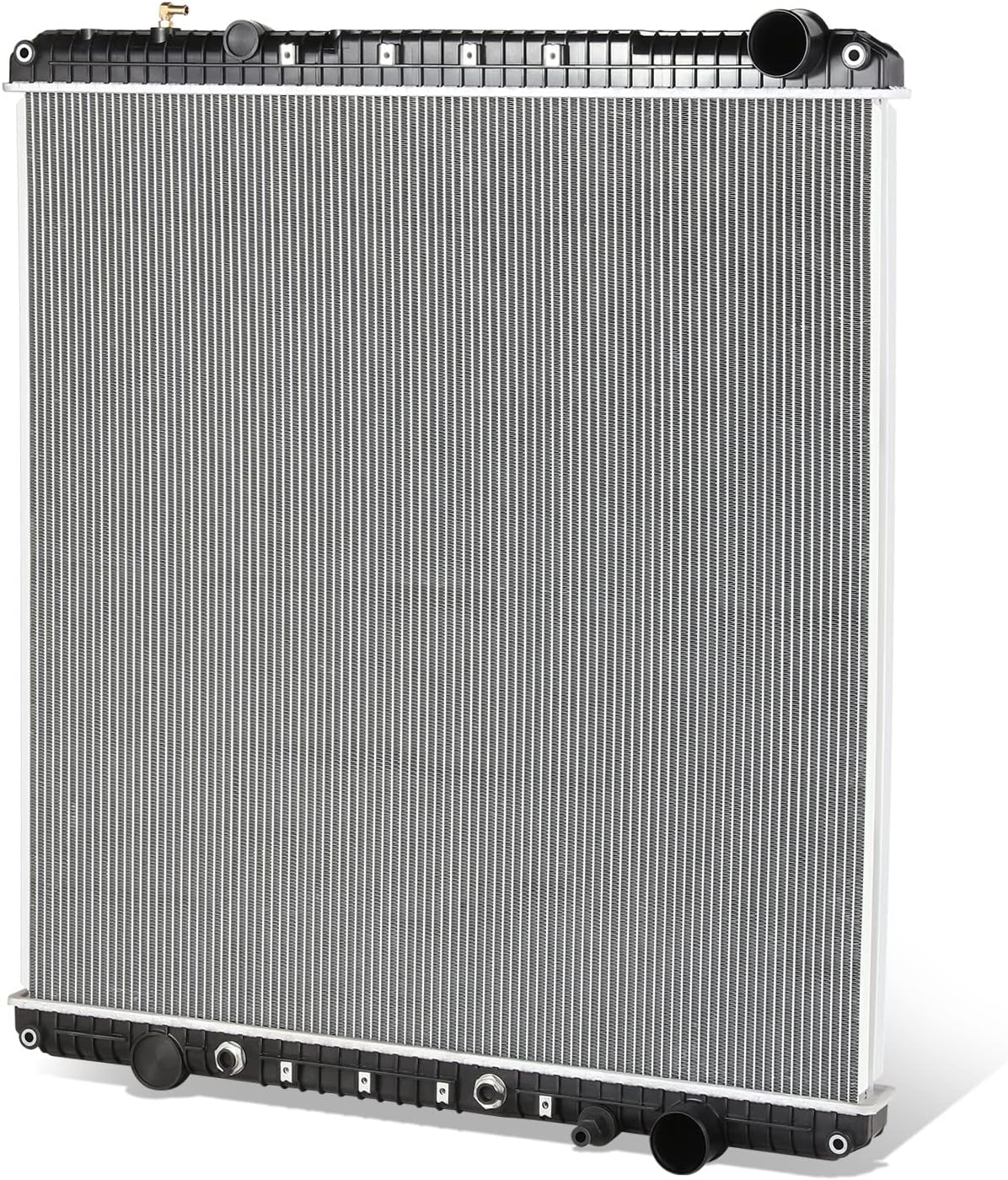 Auto Dynasty Radiador de enfriamiento de 2 filas de estilo fábrica compatible con camiones Freightliner Classic Cascadia M2 112 2008-2013, núcleo de
