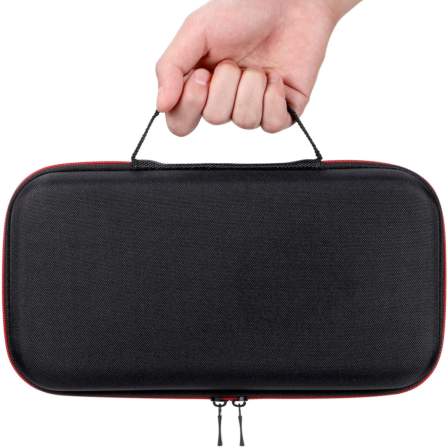 MAGICLULU Estuche de viaje para micrófono dual, estuche de viaje para micrófono, estuche de micrófono duro, bolsa de almacenamiento para viajes